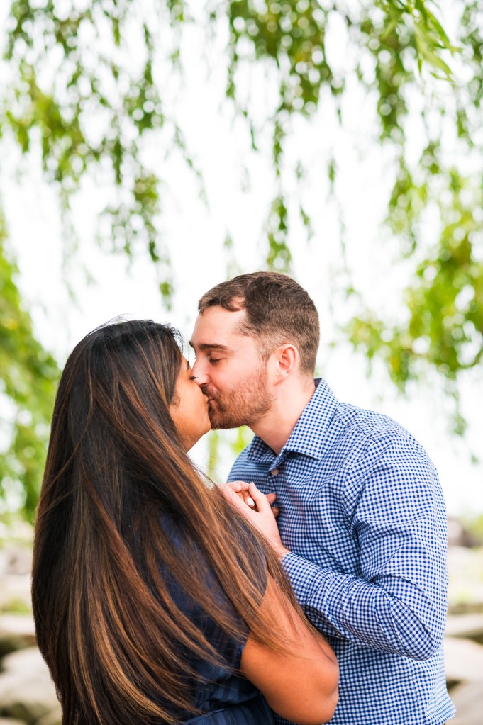 Cleveland engagement photos edgewater beach